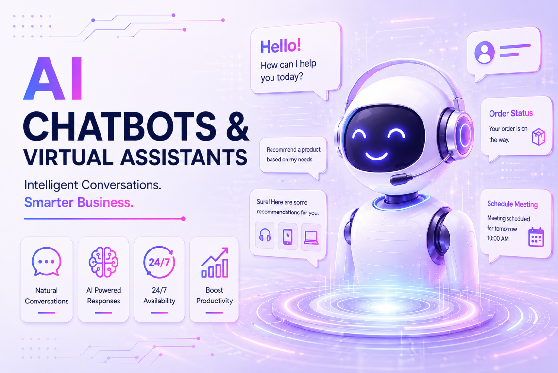 AI chatbot and virtual assistant development services by Digital Profile