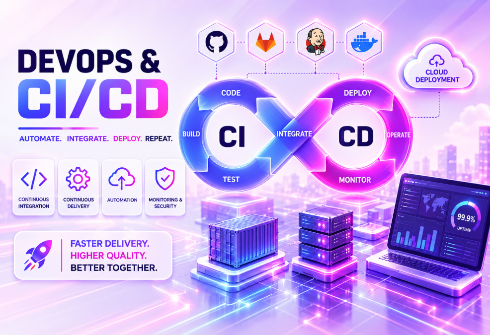 DevOps and CI/CD automation services for modern software development by Digital Profile